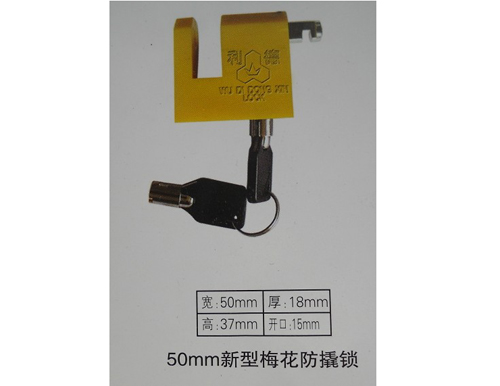 50mm新型梅花防撬表箱挂锁,电力表箱锁厂家,梅花通开表箱锁厂家